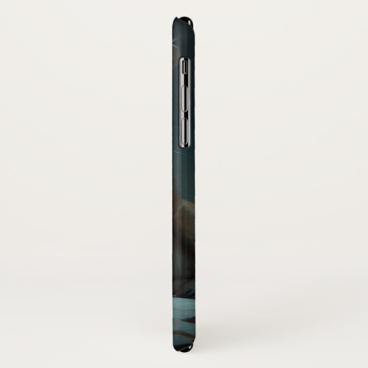 Bergliion an einem Felsenpool Case-Mate iPhone Hülle (Hinten/Links)