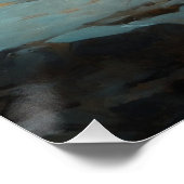 Bergliion an einem Felsenpool Poster (Ecke)