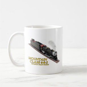 Berglokomotive 4-8-2 doppelseitige Tasse