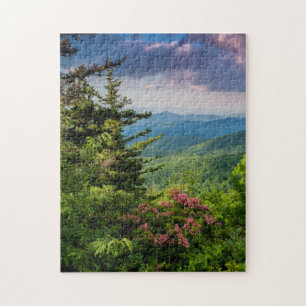 Berglorbeer bei Sonnenaufgang Puzzle