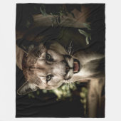 BERGLÖWE FLEECEDECKE (Vorderseite)