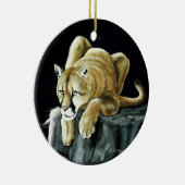 Berglöwe Keramik Ornament (Rechts)