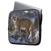 Berglöwe Laptopschutzhülle (Vorderseite Links)