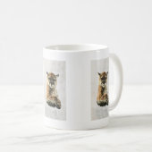 Berglöwe, Puma, Cougar-Tasse Kaffeetasse (VorderseiteRechts)