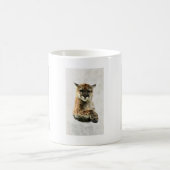 Berglöwe, Puma, Cougar-Tasse Kaffeetasse (Mittel)