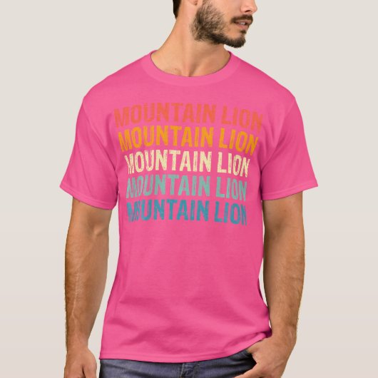Berglöwe T-Shirt (Vorderseite)