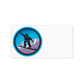 Bergluft Adressaufkleber (Vorne)