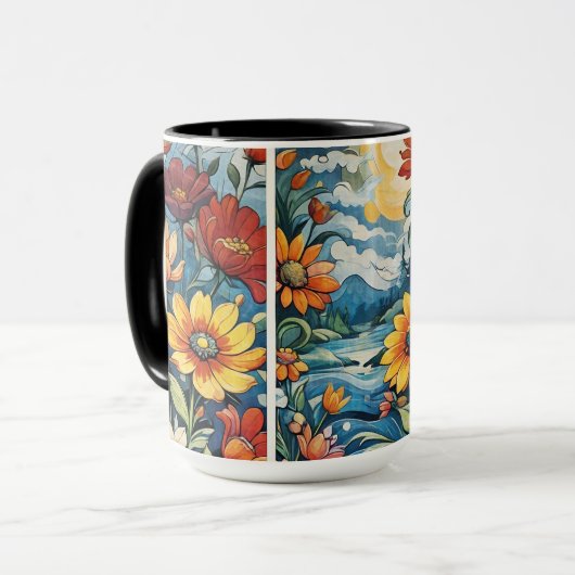 Bergluft Tasse (Vorderseite Links)