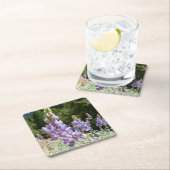 Berglupine bei Yosemite Rechteckiger Pappuntersetzer (Vor Ort)