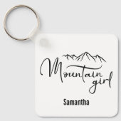 Bergmädchen mit Namen Schlüsselanhänger (Vorderseite)