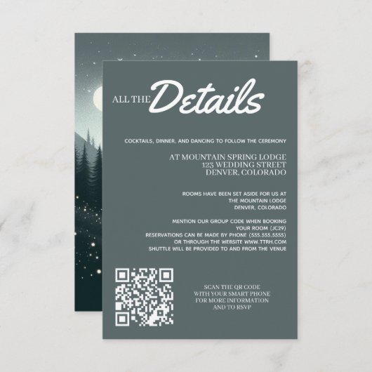 Bergmagie Begleitkarte (Vorne/Hinten)