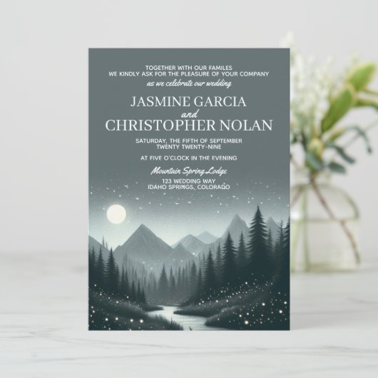 Bergmagie Einladung (Stehend Vorderseite)