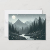 Bergmagie RSVP Karte (Rückseite)