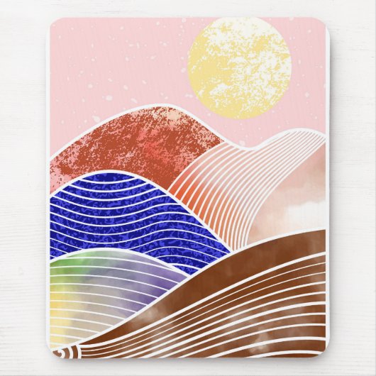 Bergmalerei Mousepad (Vorne)