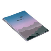 Bergmalerei Notizblock (Rechte Seite)