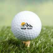Bergmalerei-Wilderness-Benutzerdefiniert Golfball (Insitu T-Shirt)