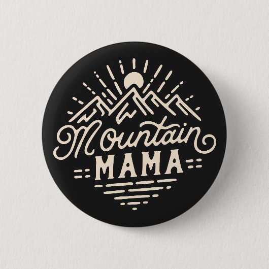 Bergmama Button (Vorderseite)