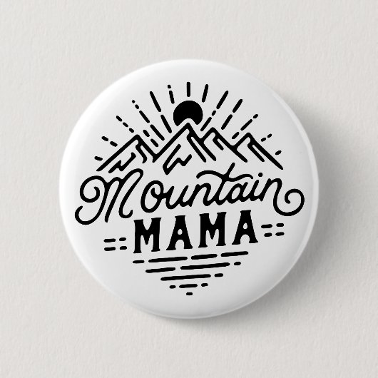 Bergmama Button (Vorderseite)