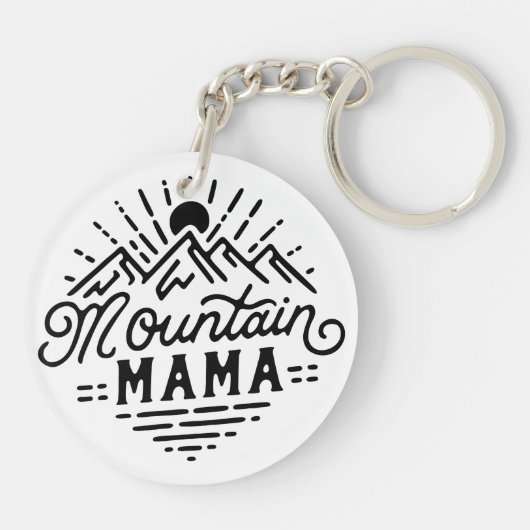 Bergmama Schlüsselanhänger (Rückseite)