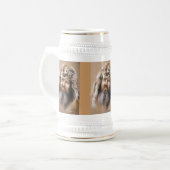 Bergmann Bierglas (Vorderseite Links)