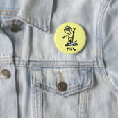Bergmann-Strichmännchen Button (Beispiel)