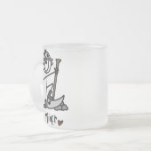 Bergmann-Strichmännchen Mattglastasse (Vorderseite Links)