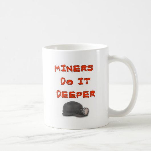 BERGMÄNNER TUN ES TIEFER KAFFEETASSE (Rechts)