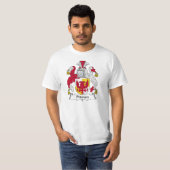 Bergmanns-Familienwappen T-Shirt (Vorne ganz)
