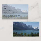 BergMaontana Gletscher-Parks Visitenkarte (Vorne/Hinten)