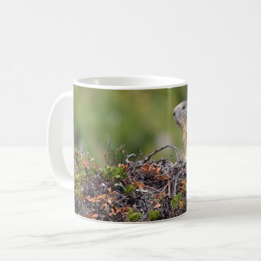 Bergmarmot Kaffeetasse (Vorderseite Links)