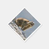 Bergmarmot Serviette (Ecke)