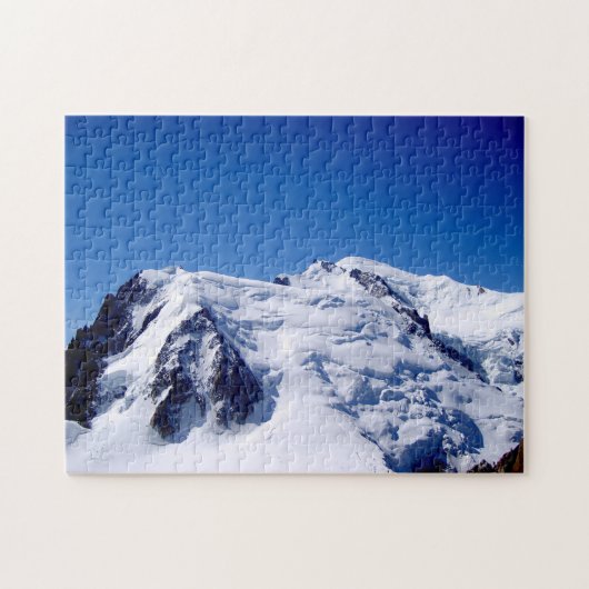 Bergmassiv Mont Blanc. Puzzle (Horizontal)