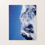 Bergmassiv Mont Blanc. Puzzle (Vertikal)