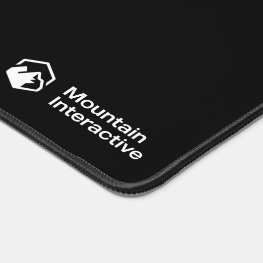 Bergmatte Schreibtischunterlage (Ecke)