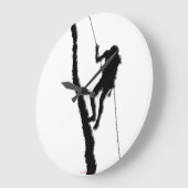 Bergmauer Große Wanduhr (Winkel)