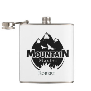 Bergmeister, personalisierter Wanderer/Radfahrer  Flachmann