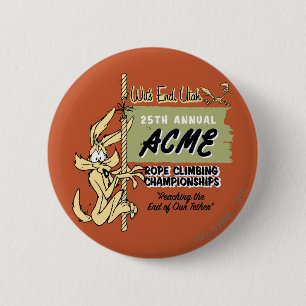 Bergmeisterschaften Wile E. Coyote Rope Button