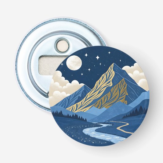 Bergmondlicht Flaschenöffner (Vorderseite)