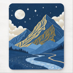 Bergmondlicht Mousepad