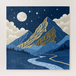 Bergmondlicht Puzzle