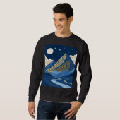 Bergmondlicht Sweatshirt (Vorne ganz)