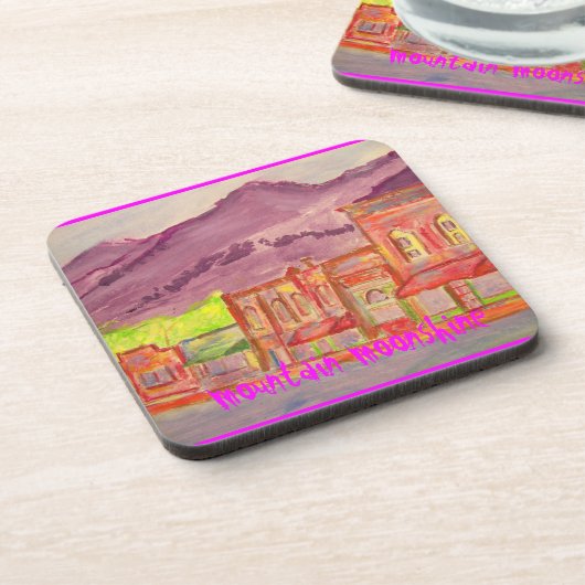 Bergmoonshine Getränkeuntersetzer (Linke Seite)