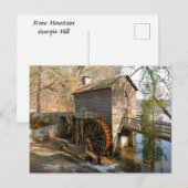 Bergmühle Feiertagspostkarte (Vorne/Hinten)