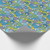 Bergmuster Geschenkpapier (Ecke)