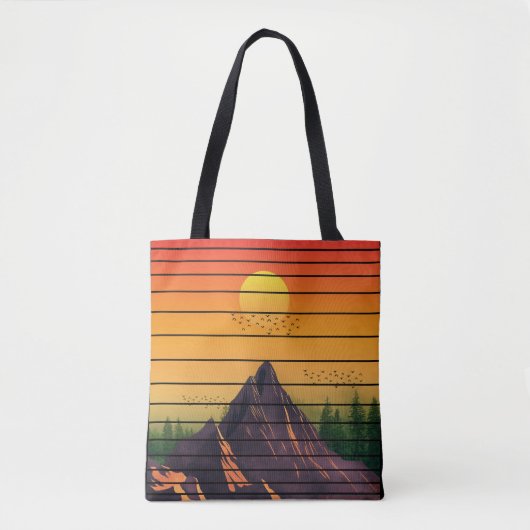 BERGNATURSCHUTZ VINTAGER SONNENSCHIRM TASCHE (Vorderseite)