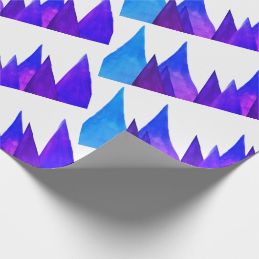 Bergoberteil Geschenkpapier (Ecke)