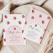 Bergosse Babydusche Einladung