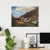 Bergpass im Fernen Norden: Drucken Poster (Heimbüro)