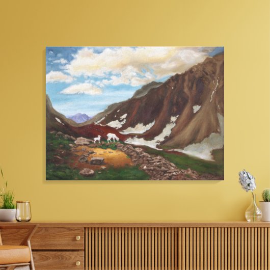 Bergpass im Fernen Norden: Leinwand (Insitu (Wohnzimmer))