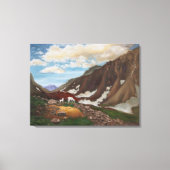 Bergpass im Fernen Norden: Leinwand (Vorderseite)